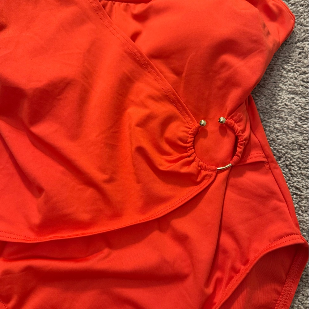 MICHAEL Michael Kors Orange One Piece Swimsuit - Picture 3 of 9